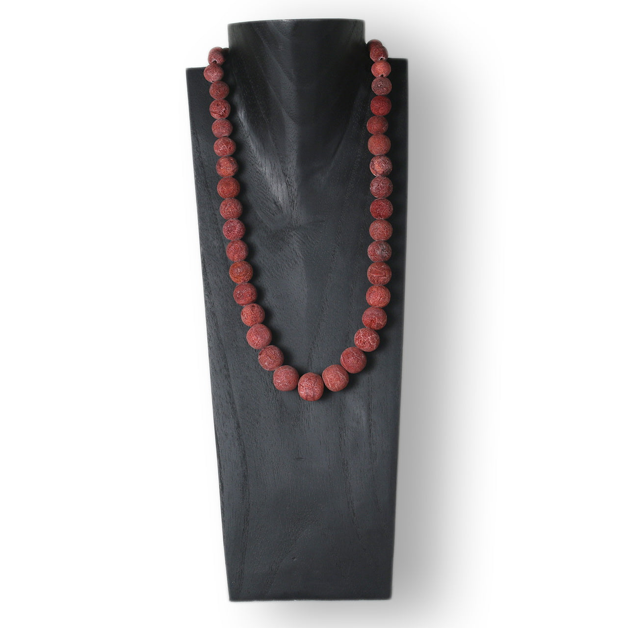 Elegant jewelry bust - jewelry holder - necklace holder - jewelry stand made of wood black finishing colored 3 sizes
