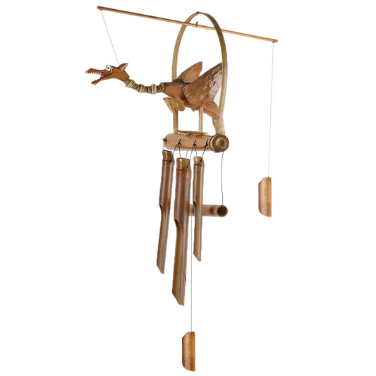 Wind chime mobile chime outdoor indoor kite made of coconut and bamboo