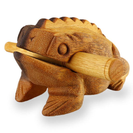 Sound frog ratsch ratsch made of mango wood, robustly processed effect instrument in various sizes