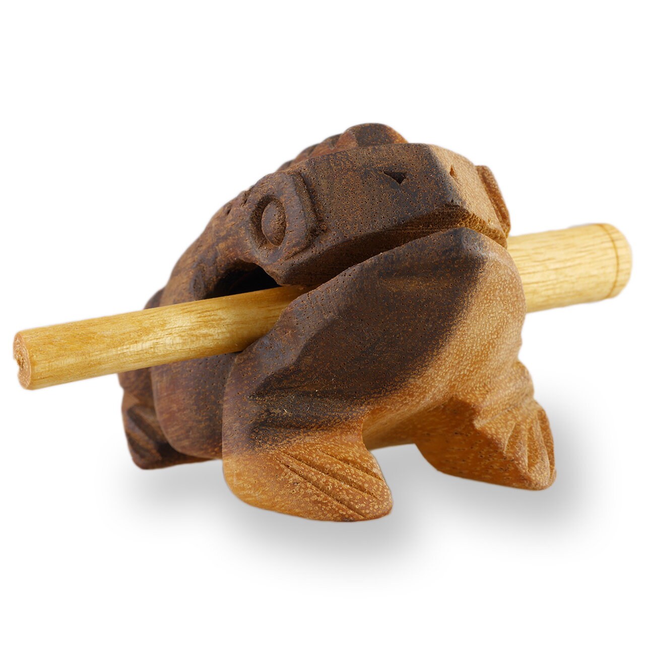 Sound frog ratsch ratsch made of mango wood, robustly processed effect instrument in various sizes