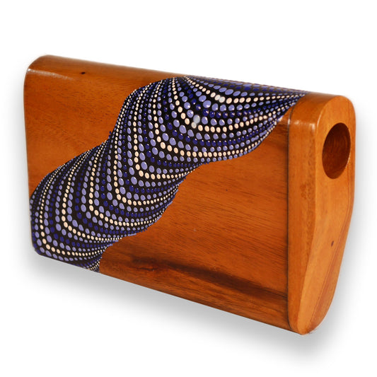portable compact Aboriginal travel didgeridoo made of wood