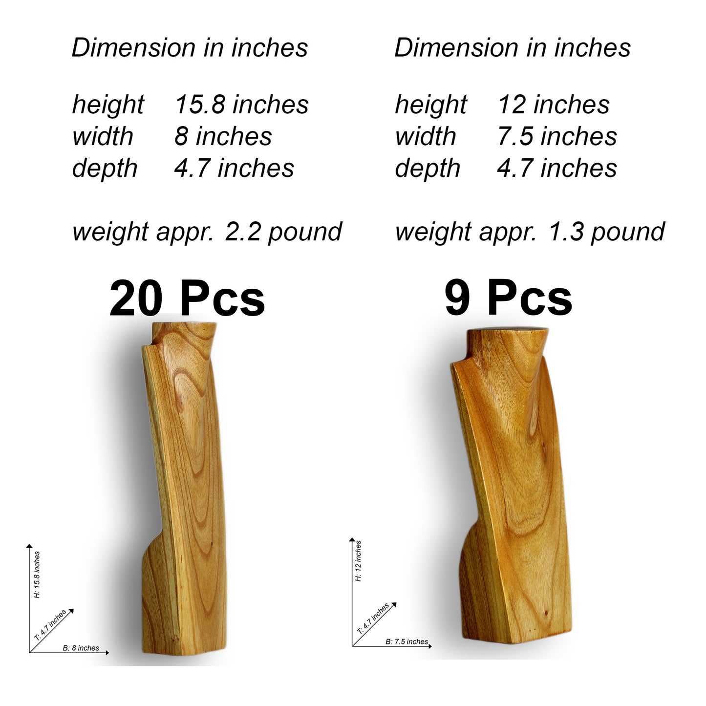 Bust from wood set for Charlotte