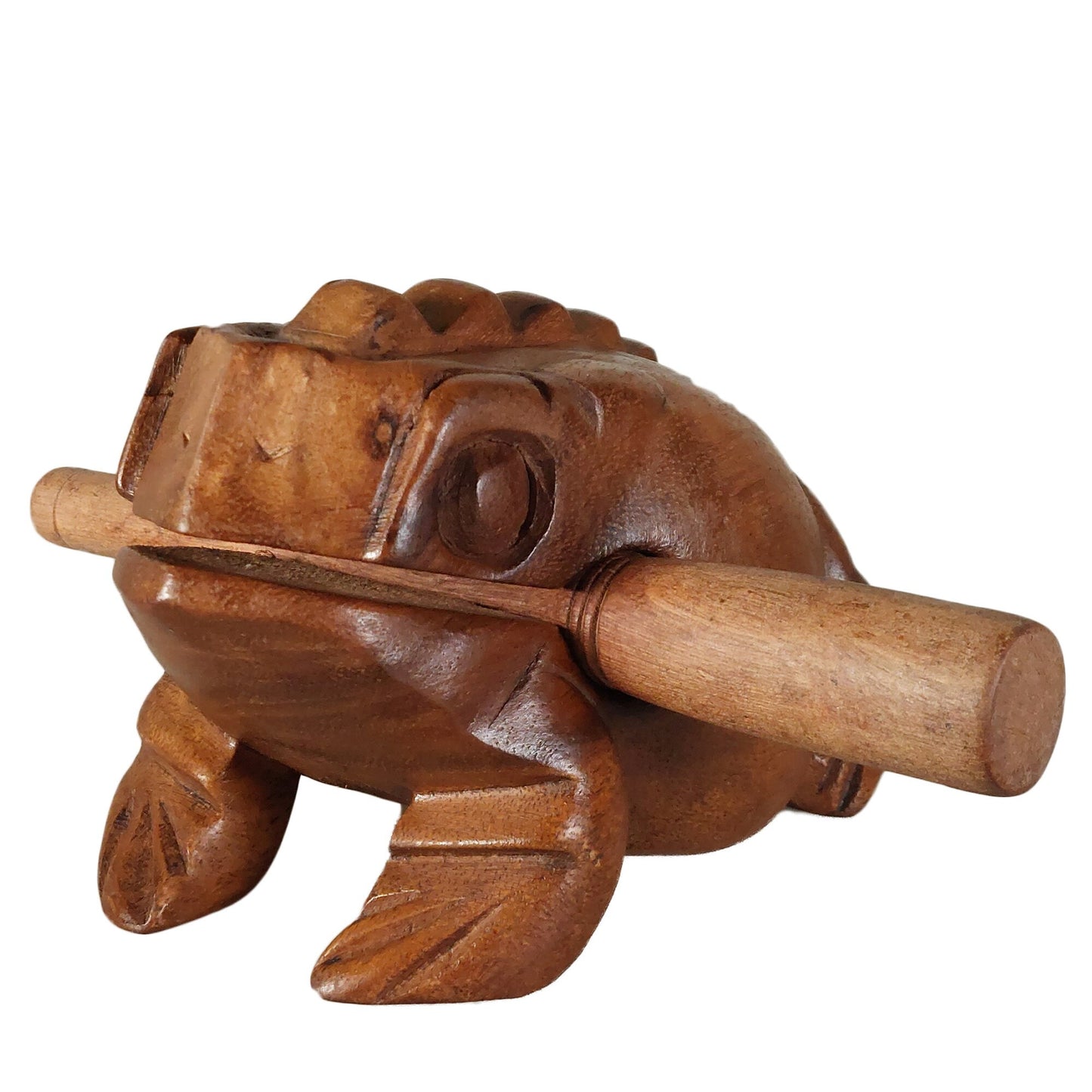 Sound frog ratsch ratsch made of mango wood, robustly processed effect instrument in various sizes