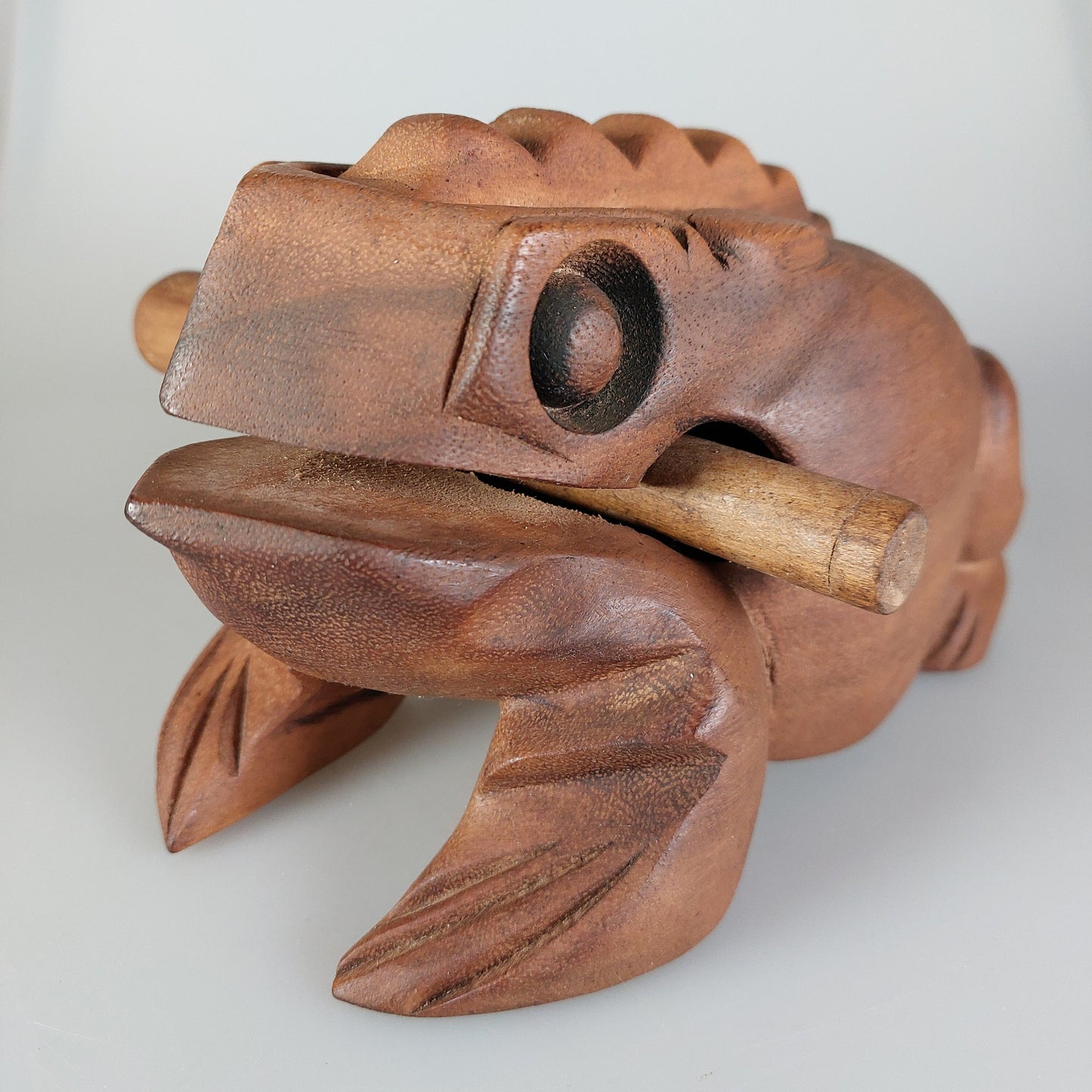 Sound frog ratsch ratsch made of mango wood, robustly processed effect instrument in various sizes