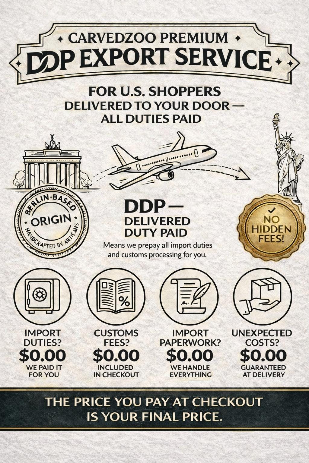 Wooden Necklace Display Set 4 Colors | Professional Chain Display Stand